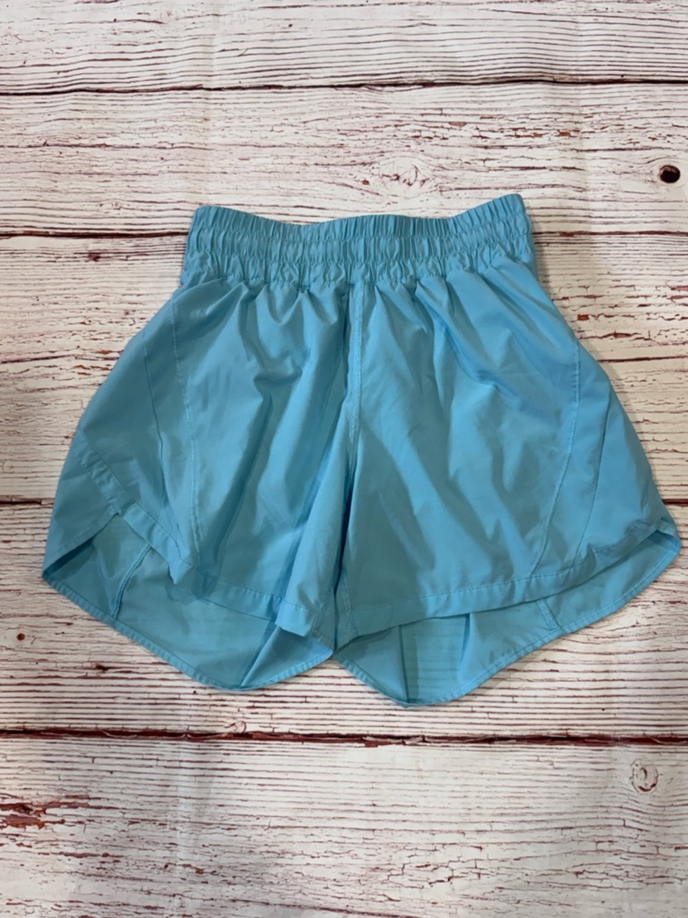 Lululemon Track That High-Rise Lined Short 5" in Tidal Teal Sz 6